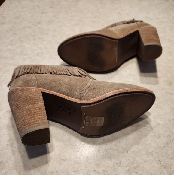 JOIE Loren Fringe Ankle Booties - Picture 3 of 11